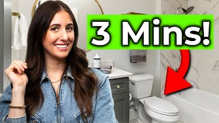 How To Clean A Toilet in 3 Minutes Clean My Space [upl. by Jeffie]