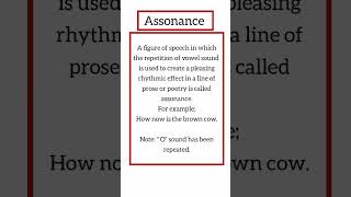 Assonance  Assonance figure of speech  Assonance definition and examples [upl. by Bena]