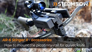 Fix side picatinny rails to your Stinger II magazine to mount more accessories [upl. by Noicpecnoc]