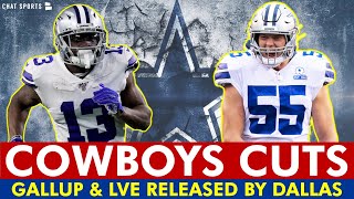 BREAKING Dallas Cowboys Cut Michael Gallup amp Leighton Vander Esch  Cowboys News amp Instant Reaction [upl. by Millwater]