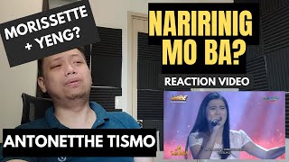 FIRST TIME REACTING TO ANTONETTHE TISMO  TAWAG NG TANGHALAN  MUSICAL DIRECTOR REACTS [upl. by Galang]