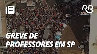 Greve de professores Nunes classifica ato como quotinteresse políticoquot  Bora Brasil [upl. by Edualc]