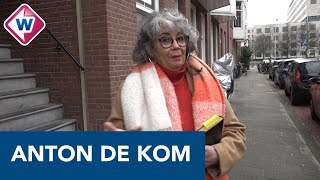 Maak een bord met Huis van Anton de Kom verzetsheld en strijder tegen racisme  OMROEP WEST [upl. by Clea]