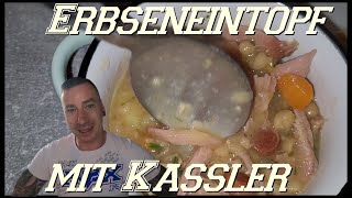 Erbseneintopf mit Kassler nach Familien Rezept kochen [upl. by Ahsitil]