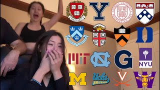 COLLEGE DECISION REACTIONS 2022 22 SCHOOLS Ivies MIT UCs more [upl. by Taber350]