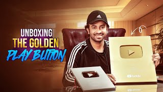 Unboxing The Golden Play Button [upl. by Gil]