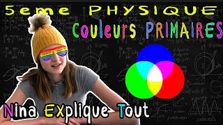 les couleurs primaires syntheses additive soustractive cyan magenta college 5ieme cercle chromatique [upl. by Eilrak]