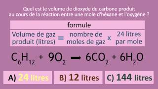 Calculer le volume des gaz  FuseSchool  Unisciel [upl. by Eiramik709]