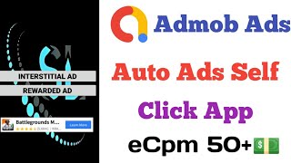 admob ads self click app  google admob self earning trick  admob ads show on sketchware [upl. by Arrio301]