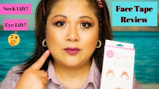 Face Lift Tape Review  Face Tape Amazon [upl. by Sara]