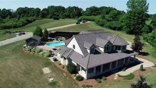 Home for Sale  Aerial Video Tour of 48208 Rush Creek Line [upl. by Aisirtap705]