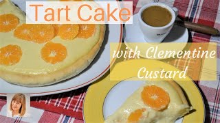 How to Cook Tart Cake With Egg Whites Clementine Curd and Custard  DIY Aluminium Cake Mould [upl. by Jameson]