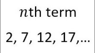 Find the nth term in a sequence [upl. by Kruter]