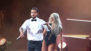 Maluma Vente Pa Ca feat Ricky Martin  2018 FAME Tour Agganis Arena  Boston MA [upl. by Atiner]