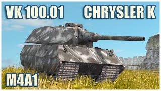 VK 10001 P Chrysler K amp M4A1 Revalorisé • WoT Blitz Gameplay [upl. by Eri]