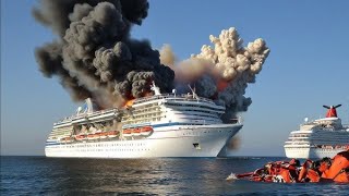 World shock Russia brutally blows up the largest US cruise ship carrying 10 generals and 650 elite [upl. by Tyree]