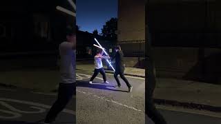 JarKai vs JarKai SHORT LIGHTSABER DUEL starwars lightsaber jedi sith cgi vfx shorts [upl. by Anyal]