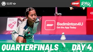 Korea Masters 2024  Day 4  Court 1  Quarterfinals [upl. by Nreval]