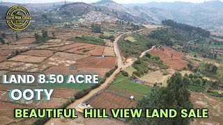 ID 1596  Beautiful Hill View Land For Sale In Ooty  Patta  24Ft Road  Plain Surface Land [upl. by Simone]