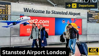 Departures and arrivals at london stansted airport 2024 [upl. by Odarbil]