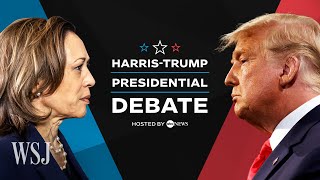 Full Debate Harris vs Trump in 2024 ABC News Presidential Debate  WSJ [upl. by Aihsena]