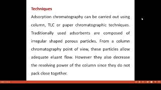 Adsorption Chromatography [upl. by Graaf]