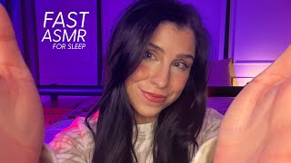 ASMR  FAST tingles FOR SLEEP 💤✨ Up close and personal [upl. by Fleeman]