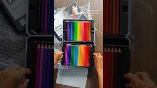 Unboxing Brustro Artists 72 colored pencil Combo [upl. by Elletse]