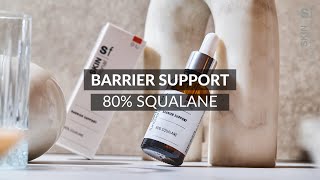 80 Squalane Serum to inhibit loss of hydration increase skin suppleness SKIN functional [upl. by Ahsatniuq743]