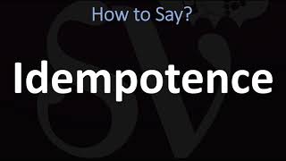 How to Pronounce Idempotence CORRECTLY [upl. by Annavaig236]