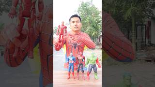 Team Colorman VS Spidey Choose Toys nonoshortvideo [upl. by Theodora]