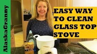 How to Clean Glass Top Stove [upl. by Laved]