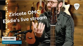 Eddies Guitars Live Stream clip  Gaiero ZiricoteEuro Spruce OMC [upl. by Nivla6]