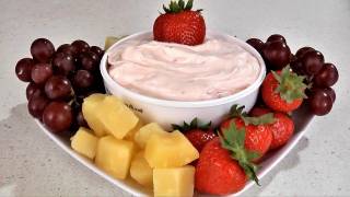 Strawberry Fruit Dip Recipe [upl. by Aiker]