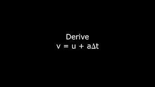 Equations of Kinematics Part 1 Shorts [upl. by Divadnhoj]