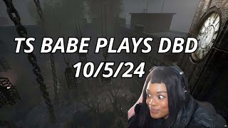 TS BABE PLAYS DEAD BY DAYLIGHT【10524】 [upl. by Ellehcear]