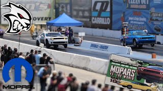 MOPARS vs THE WORLD🌎 Irwindale Dragstrip🏁 [upl. by Hairym]