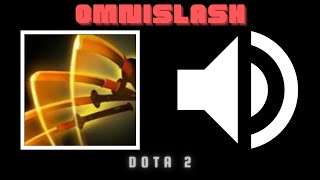 Juggernaut Omnislash Ultimate Sound Effect Dota 2 [upl. by Elyrad949]