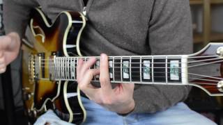 Ibanez AS153  AYS I Wish Stevie Wonder finger style [upl. by Matty411]