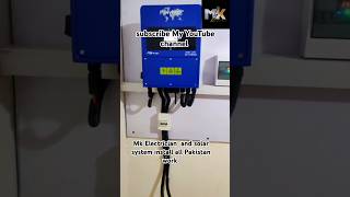 inverex nitrox 3kv 24v sp hybrid solar system install All Pakistan work Mk Electrician shots [upl. by Arissa]