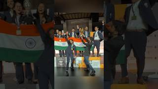 NATIONAL CHESS TEAMS of INDIA are CELEBRATING the GOLD MEDALS 🔥 [upl. by Niffirg]