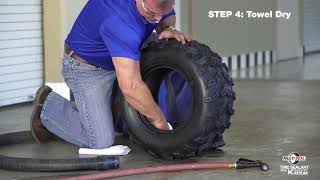 How to Clean  MULTI SEAL Tire Sealant with DuPont KEVLAR [upl. by Yrallih]