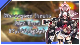 【Blue archive】 Grand Assault Hieronymas Urban Blue Team Insane 27535615 pt [upl. by Kozloski]