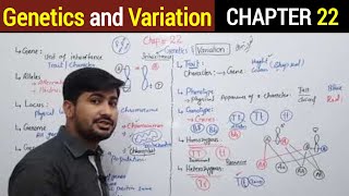 221 Variation and genetics basic definitions of genetics  Fsc Biology class12 [upl. by Hinson]