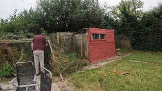 Grandad has another go at Shed 7 garden summer England [upl. by Yahiya]