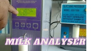 Analyser milk yathumurevalla Ultra Milk Analyser  master classic stirrer [upl. by Latricia]