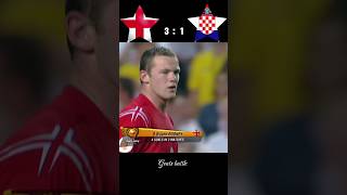 England 🆚 Croatia eurocup 2004 legandary match highlights [upl. by Allyn905]