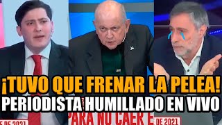 PERIODISTA ANTI MILEI SE FUE HUMILLADO EN VIVO DESPUÉS DE LLORAR PORQUE LOS INSULTAN  BREAK POINT [upl. by Llenwad]