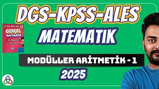 Modüller Aritmetik  1 Video  DGSKPSSALES Matematik  2025 [upl. by Ahsikcin227]