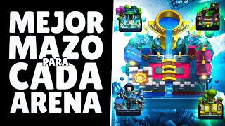 EL MEJOR MAZO PARA CADA ARENA EN CLASH ROYALE ARENA 6 16 [upl. by Ahel]